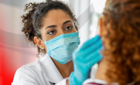 Dental professional helping 