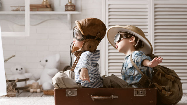 children having fun