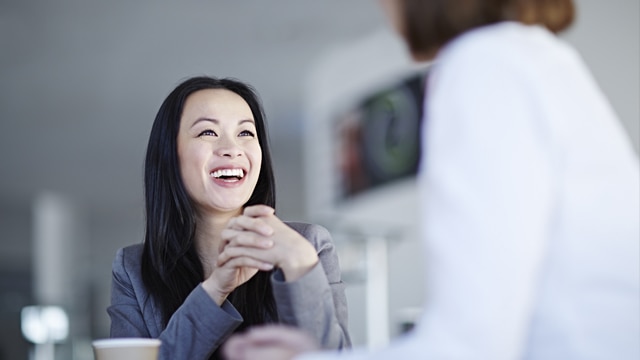 Woman Smiling