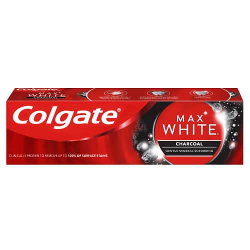 Colgate<sup>®</sup> Max White Charcoal Toothpaste