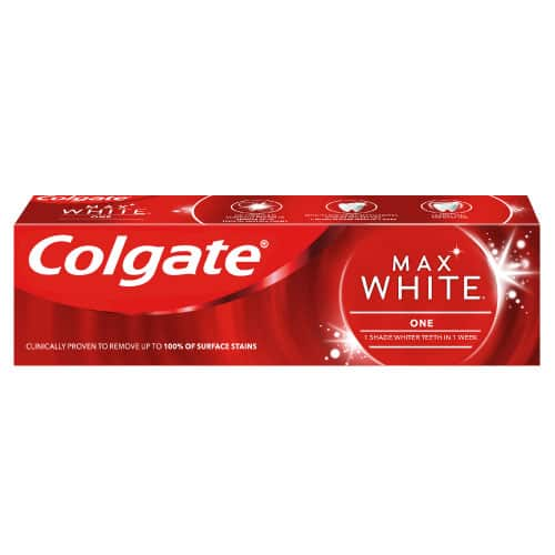 Colgate max white optic white