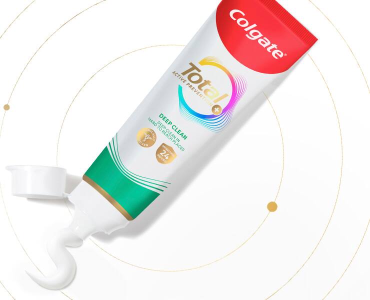 Colgate total toothpaste Deep Clean Waves