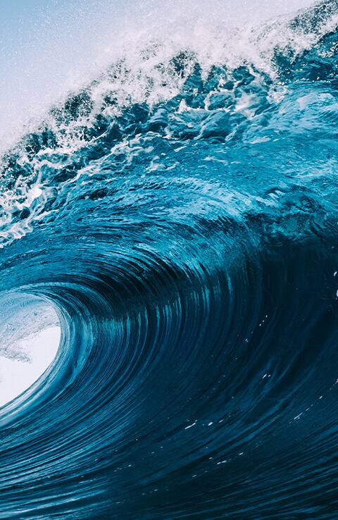 close up of cresting wave close up of cresting wave