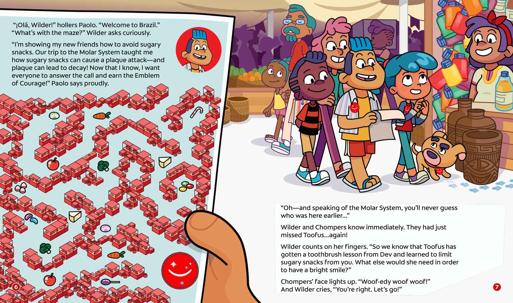 Back from the Molar System; The Search for Toofus Page 6-7 Back from the Molar System; The Search for Toofus Page 6-7
