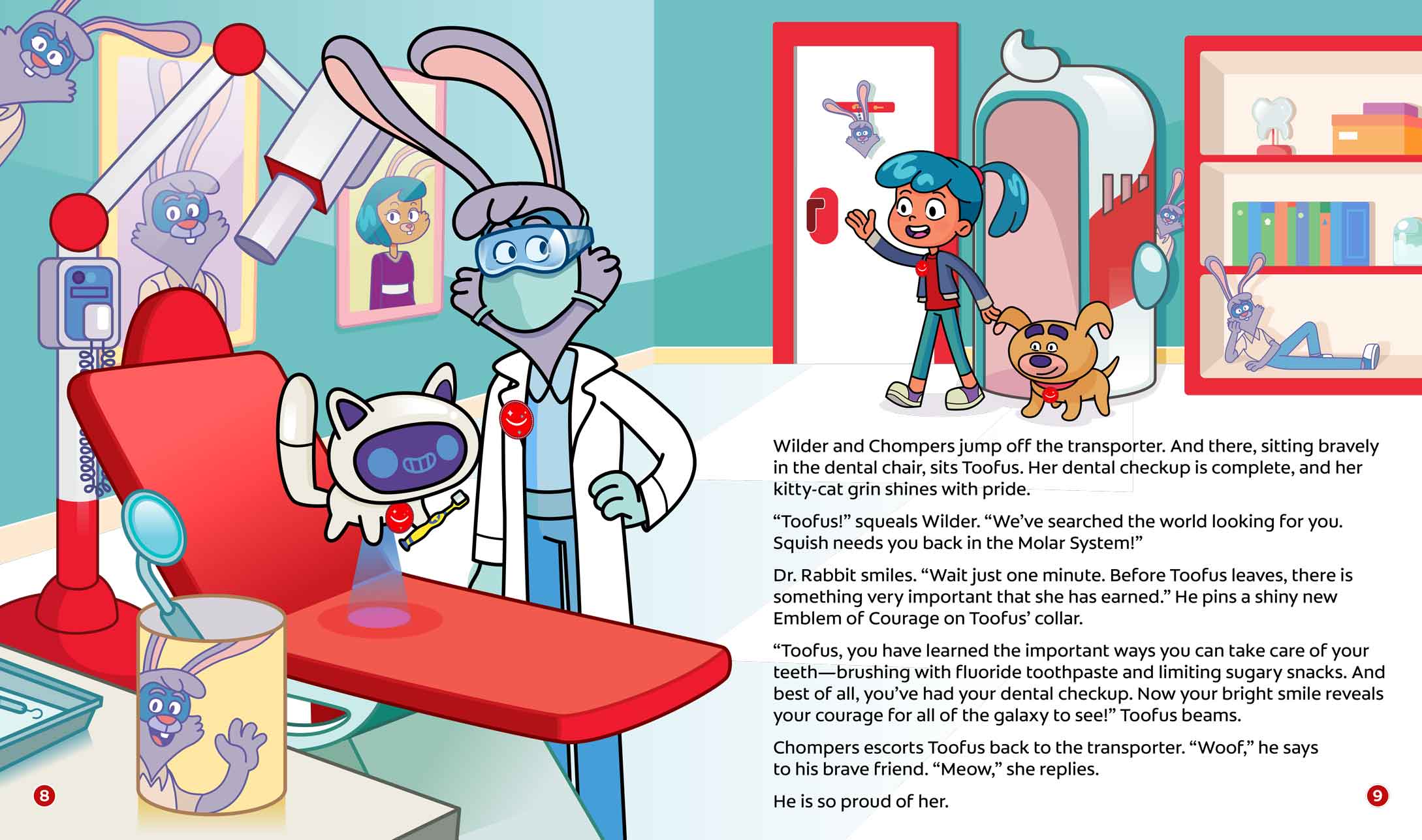 Back from the Molar System; The Search for Toofus Page 8-9 Back from the Molar System; The Search for Toofus Page 8-9