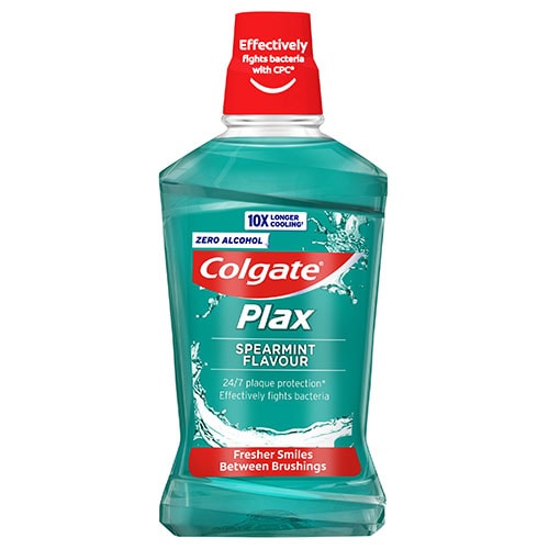 Colgate<sup>®</sup> Plax Spearmint Flavour Mouthwash
