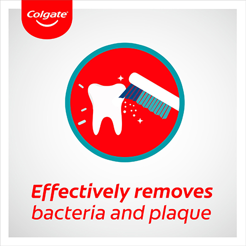 Effectively removes bacteria and plaque