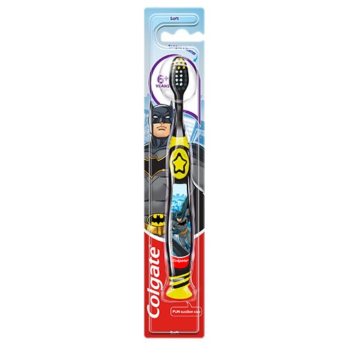 Colgate<sup>®</sup> Kids Batman / Wonderwoman Toothbrush