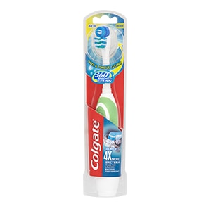 Colgate<sup>®</sup> 360° Whole Mouth Clean Battery Powered Toothbrush
