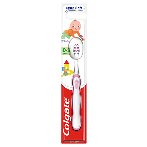 Colgate<sup>®</sup> Kids 0-3 Years Extra Soft Toothbrush