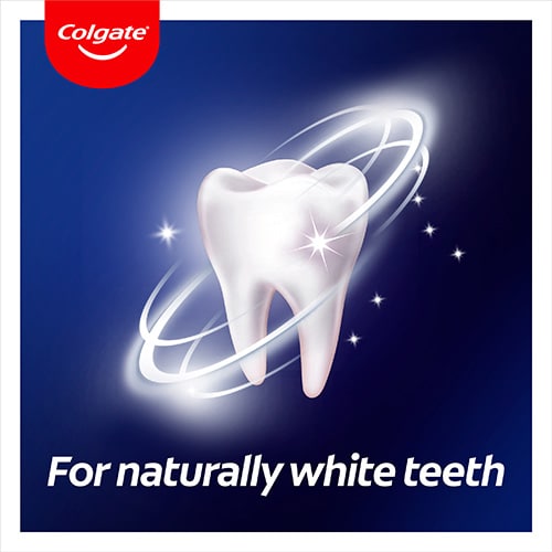 For naturally white teeth