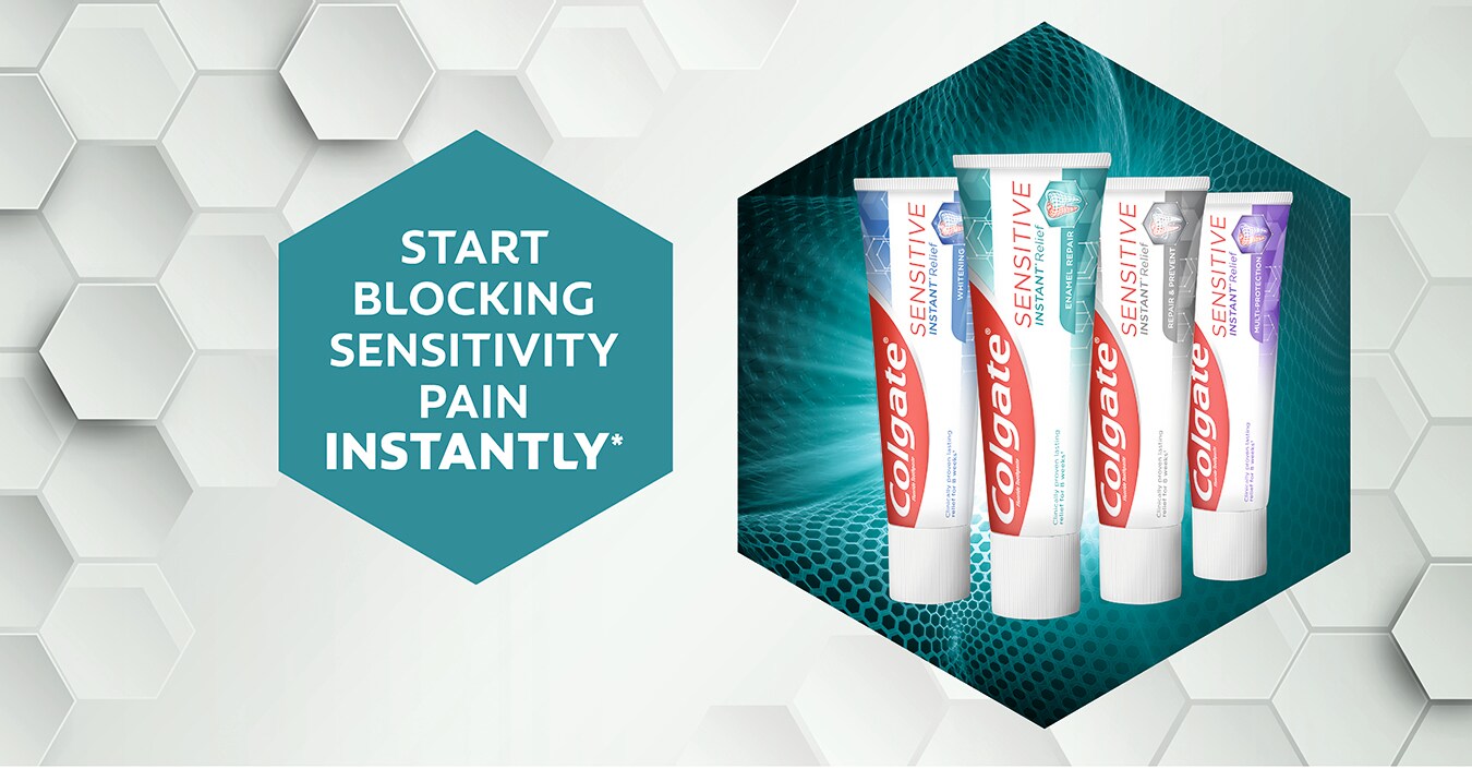 Clinically proven sensitivity relief Clinically proven sensitivity relief