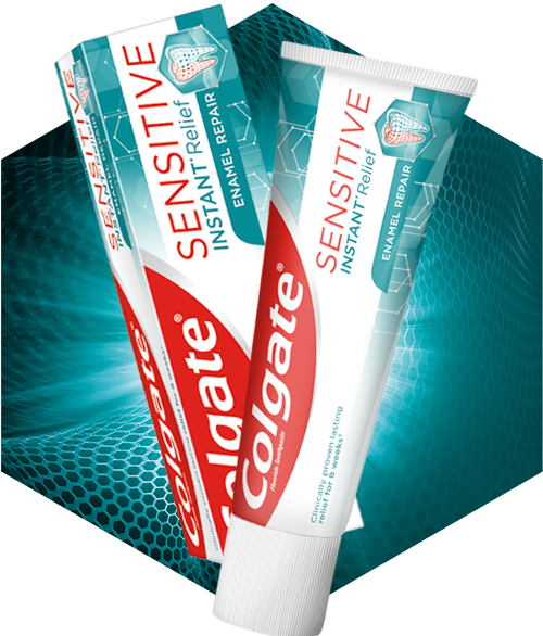 Colgate<sup>®</sup> Sensitive Instant Relief Enamel Repair Toothpaste