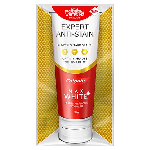 Colgate Max White Expert Anti-Stain Whitening Toothpaste