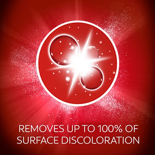 Removes up to 100% of durface discoloration