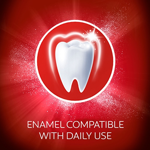 Enamel compatible with daily use