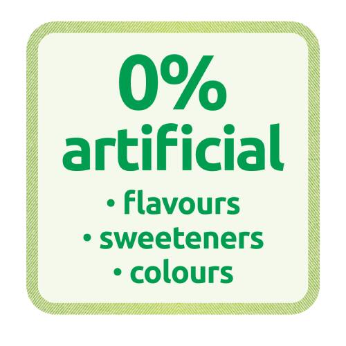 0% artificial