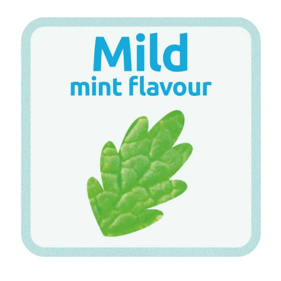 mild mint flavour